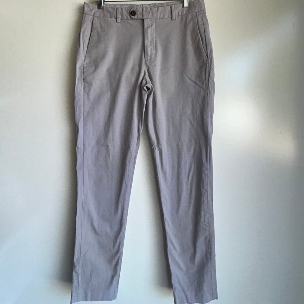 BONOBOS Men's Gray Chino Pants Slim Taper Size 31